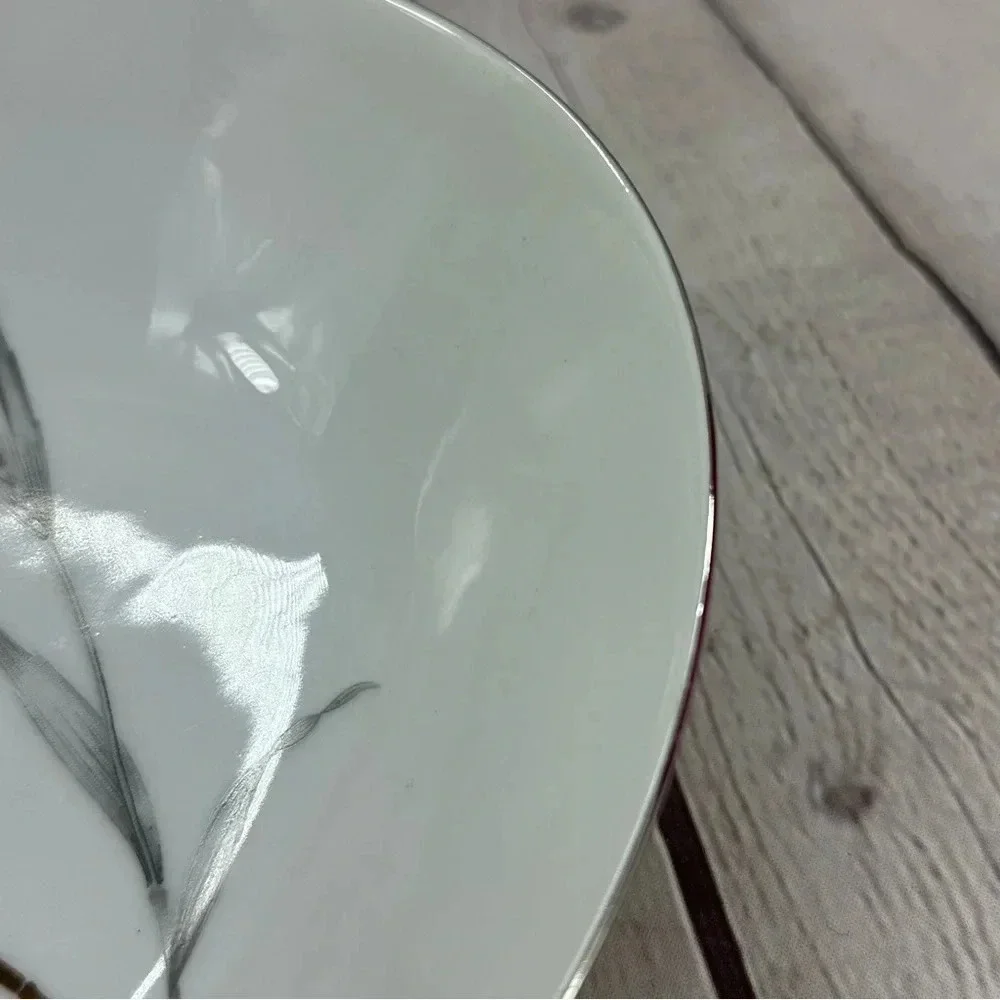 vtg Silver Wheat by Harmony House China serving bowl farmhouse retro timeless